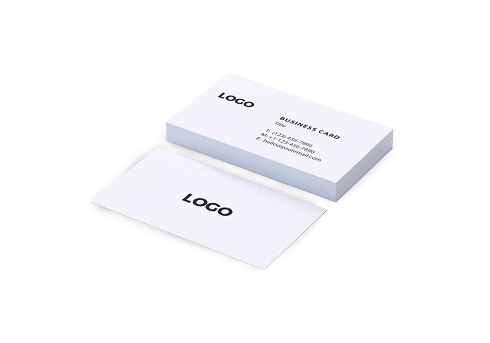 Docuprintnow · Natural White Business Cards